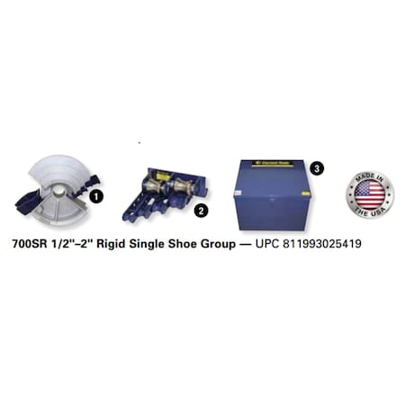 Current Tools 1/2"-2" Rigid Single Shoe Group 700SR